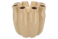 LUNA SAND TUBE VASE 28X28CM NM