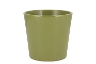 CERAMIC AMAZONE GREEN POT ORCHID 14CM