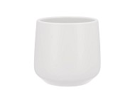 CERAMIC ORCHID POT BERLIN  WHITE 14CM