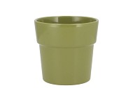 CERAMIC AMAZONE GREEN POT ORCHID EDGE 13CM