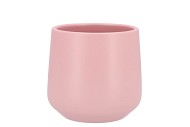 CERAMIC ORCHID POT BERLIN  PINK SILVER 14CM