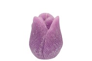 CANDLE TULIP LILA 7X8CM NM