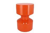 SEPHORA ORANGE STOOL / SIDE TABLE 30X30X47CM