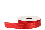 RIBBON FESTIVE RED 15MX25MM NM