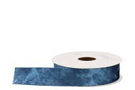 RIBBON VELVET ICE BLUE 5MX25MM NM