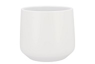 CERAMIC WHITE MATT POT BERLIN 18CM