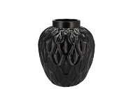 INGA BOA BLACK POT ACTIVE GLAZE 23X23X25CM NM