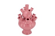 ROTTERDAM PINK VASE TUBE 25X25X36CM NM