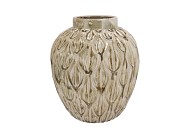 INGA BOA GREEN POT ACTIVE GLAZE 27X27X30CM