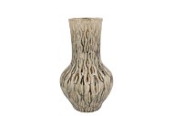 INGA BOA GREEN VASE NECK ACTIVE GLAZE 23X23X39CM