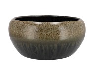 JADE FOREST GREEN BOWL ROUND 34X15CM NM