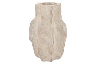 ALASKA WAVY SAND VASE WITH NECK 30X29X46CM