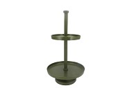 STORAGE SHELF GREEN MATT 35X35X62CM