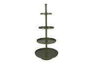 STORAGE SHELF GREEN MATT 56X56X125CM