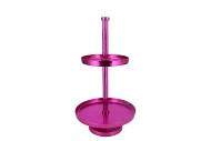 STORAGE SHELF FUCHSIA FOIL 35X35X62CM