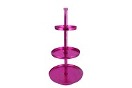 STORAGE SHELF FUCHSIA FOIL 45X45X100CM