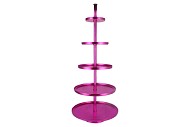 STORAGE SHELF FUCHSIA FOIL 63X63X155CM NM