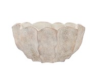 ALASKA WAVY SAND BOWL 25X25X13CM