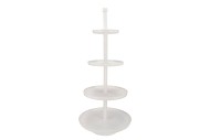 STORAGE SHELF WHITE MATT 56X56X125CM NM