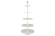 STORAGE SHELF WHITE MATT 63X63X155CM