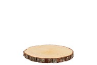 NATURE OAK SLICE ROUND D10-14CM X 2CM