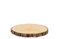 NATURE OAK SLICE ROUND D15-19CM X 2CM