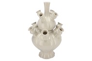 ROTTERDAM WHITE VASE TUBE 31X31X46CM