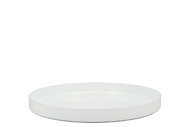 MELAMINE WHITE TRAY 32X32X3CM