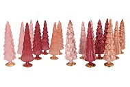 TWINKLE SWEETS PINK MIX GLASS TREE MATT ASS 9X35CM