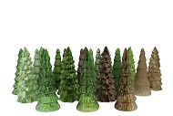 TWINKLE GREEN MIX GLASS TREE LIGHTS ASS 9X22CM NM