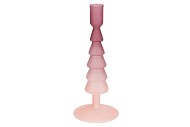 NOVA SWEETS PINK CANDLE HOLDER TRICOLOR 9X9X22CM