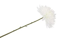 SILK DAHLIA POINTY WHITE 65CM