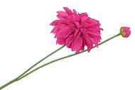 SILK DAHLIA SPIKE PINK 78CM