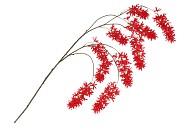 SILK WISTERIA FIERY RED 130CM