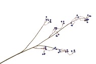 SILK BERRY BRANCHED BLUE 93CM