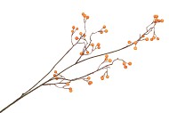 SILK BERRY BRANCHED ORANGE 93CM