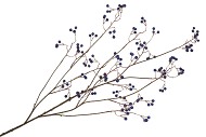 SILK BERRY BRANCHED BLUE 135CM