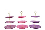 DAYAH SKY PURPLE MIX CAKE SHELF ASS 18/20/25X33CM