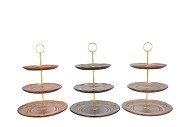 DAYAH WOODS BROWN MIX CAKE SHELF ASS 18/20/25X33CM