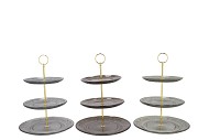 DAYAH BLACK MIX CAKE SHELF ASS 18/20/25X33CM