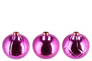 CHRISTMASBALL FUCHSIA SINGLE VASE ASS 9X9X8CM