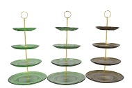 DAYAH GREEN MIX CAKE SHELF ASS 15/18/20/25X46CM NM