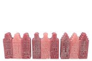 AMSTERDAM HOUSE SWEETS PINK MIX CANDLE 7X7X20CM