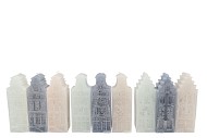 AMSTERDAM HOUSE GREY MIX CANDLE 7X7X20CM