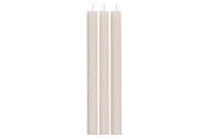 FROSTY IVORY MIX TAPER CANDLE 2X25CM