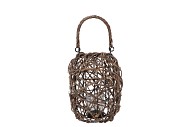 LANTERN MASA NATURAL VINE WOOD ROUND 14X17CM NM