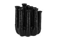 INGA JAHRA BLACK VASE TUBE 26X17X29CM NM