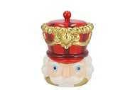 CANDY NUTCRACKER RED JAR 14X14X20CM