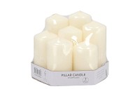 CANDLE WHITE SET 7