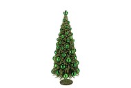 SPARKLE GREEN TREE XMAS BALL 20X53CM